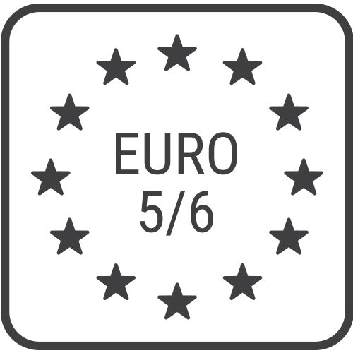 Optimálně vyhovuje EURO 5/6
